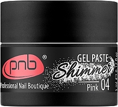 Pasta żelowa Shimmer - PNB UV/LED Shimmer Gel Paste — Zdjęcie N2