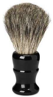Pędzel do golenia, czarny - Acca Kappa Pure Badger Shaving Brush — Zdjęcie N1