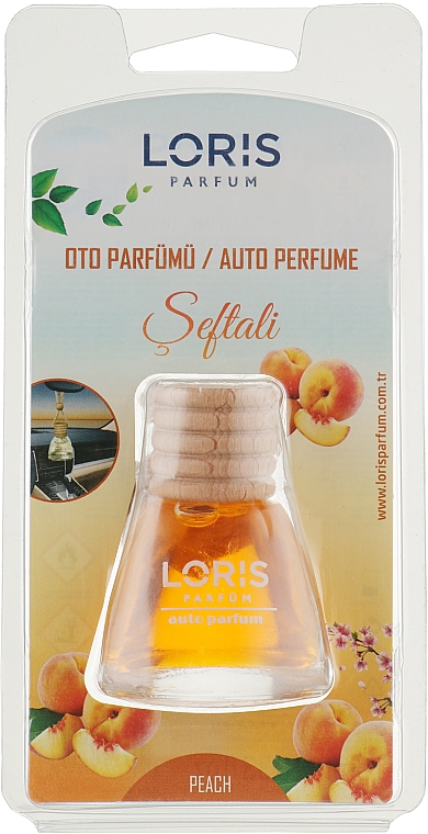 Zawieszka zapachowa do samochodu Brzoskwinia - Loris Parfum — Zdjęcie N1