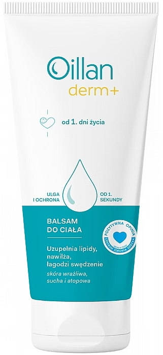 Balsam do ciała od 1. dnia życia - Oillan Derm+ — Zdjęcie N1