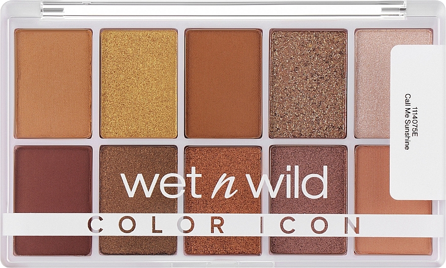 PREZENT! Paleta cieni do powiek - Wet N Wild Color Icon 10-Pan Eyeshadow Palette — Zdjęcie N1