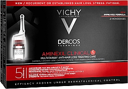 Kuracja przeciw wypadaniu włosów dla mężczyzn - Vichy Dercos Aminexil Clinical 5 — Zdjęcie N4