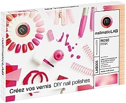 Zestaw DIY, różowy - Nailmatic DIY Kit Nail Polishes In Pink — Zdjęcie N1