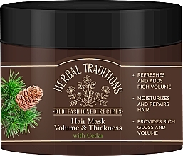 Kup Cedrowa maska zwiększająca objętość i pogrubiająca włosy - Herbal Traditions Volume & Thickness Hair Mask