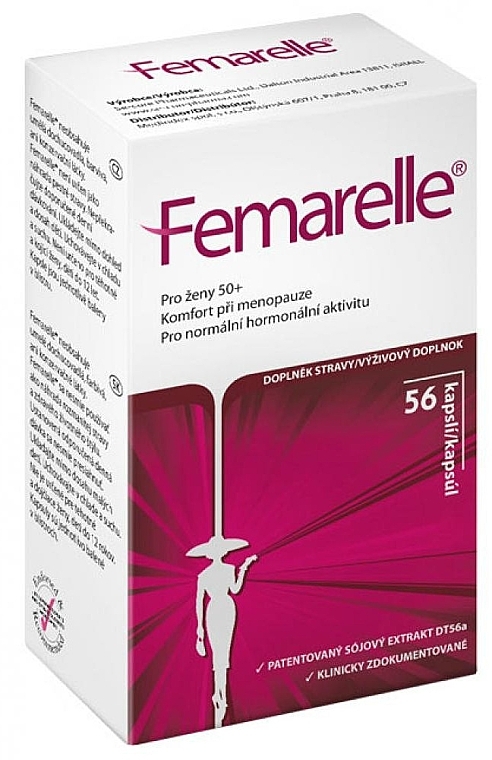 Suplement diety na okres menopauzy 50+ - Medindex Femarelle Recharge 50+ — Zdjęcie N1