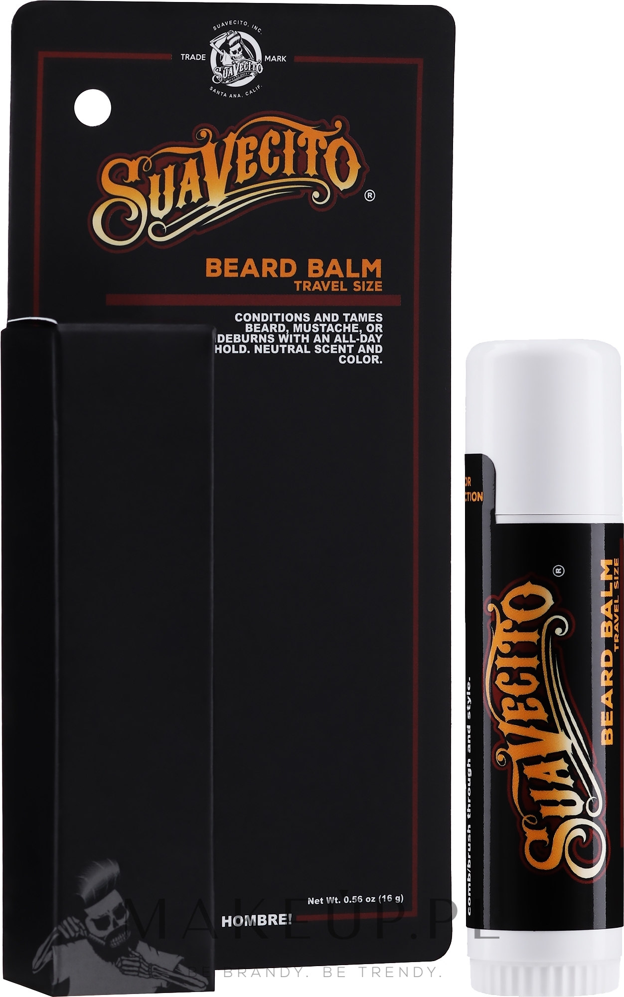 Balsam do wąsów i brody - Suavecito Grooming Wax — Zdjęcie 16 g