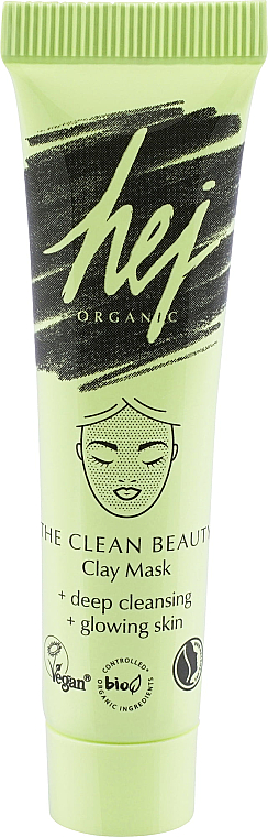 Oczyszczająca maseczka do twarzy z glinką - Hej Organic The Clean Beauty Clay Mask — Zdjęcie N1