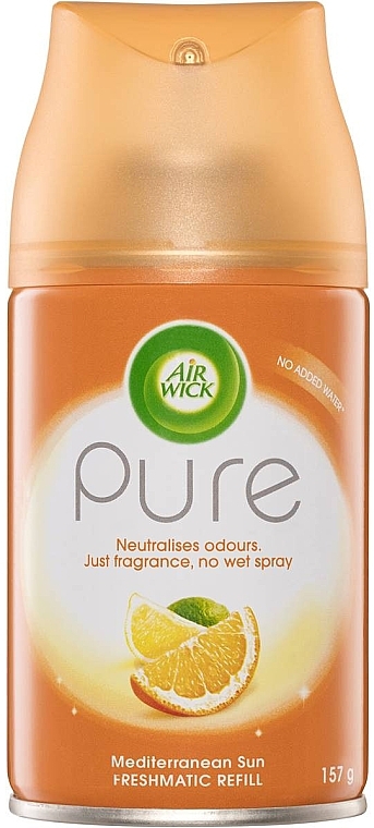 Aerozol do automatycznego odświeżacza powietrza Sunny Citrus - Air Wick Pure Mediterranean Sun Automatic Spray Refill — Zdjęcie N1