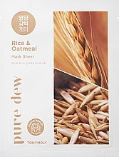 PRZECENA! Maska nawilżająca - Tonny Molly Pure Dew Rice & Oatmeal Almond Nutrition Mask Sheet * — Zdjęcie N1