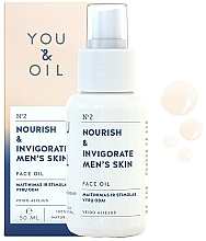 Kup PRZECENA! Olejek do twarzy Odżywienie i wigor - You & Oil Nourish & Invigorate Men’s Skin Face Oil *
