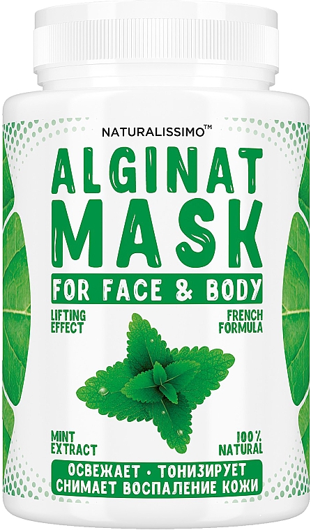 Maska alginianowa z miętą - Naturalissimo Mint Alginat Mask — Zdjęcie N1