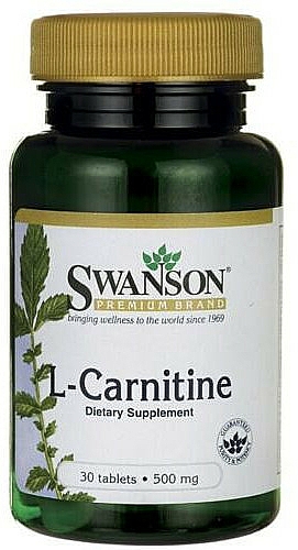 Suplement diety L-karnityna, 500 mg - Swanson L-Carnitine 500 mg — Zdjęcie N3