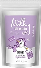 Kup Musująca sól morska do kąpieli Magiczny Jednorożec - Milky Dream Kids (doypack)