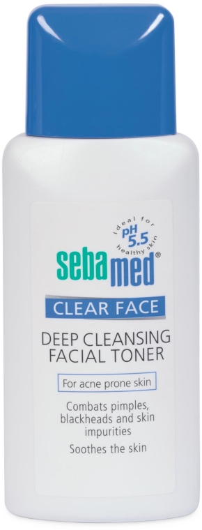 Głęboko oczyszczający tonik do twarzy - Sebamed Clear Face Deep Cleansing Facial Toner