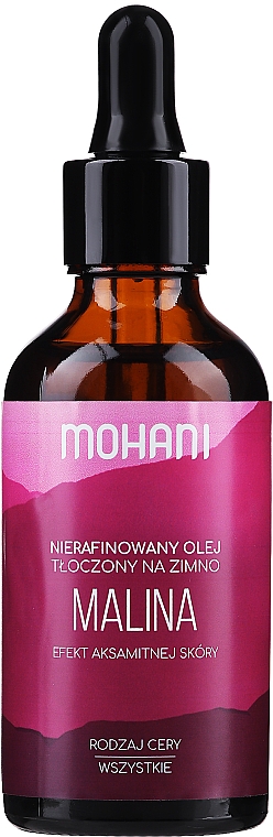 Olej z pestek malin - Mohani Precious Oils