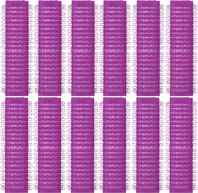 Wałki na rzepy, średnica 13 mm, fioletowe - Inter-Vion — Zdjęcie N1