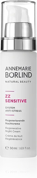 Rewitalizujący krem do twarzy na noc - Annemarie Borlind ZZ Sensitive System Anti-Stress Regenerative Night Cream — Zdjęcie N2