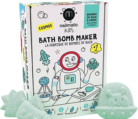 Zestaw DIY - Nailmatic DIY Kit Cosmos Bath Bomb Maker — Zdjęcie N1