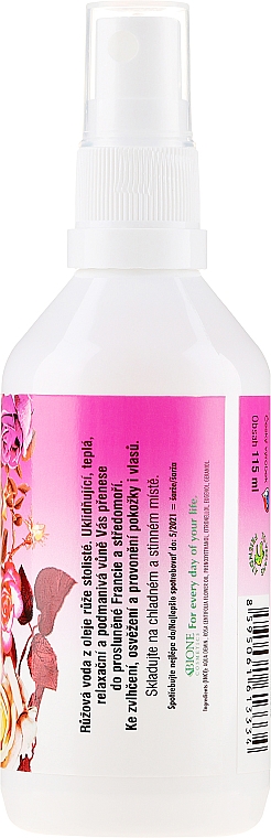 Relaksująco-tonizująca woda różana w sprayu - Bione Cosmetics Rose Spray — Zdjęcie N2