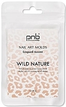 Formy do paznokci - PNB Wild Nature Nail Art Molds Leopard Accent — Zdjęcie N1