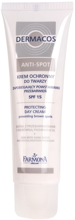 Ochronny krem do twarzy zapobiegający powstawaniu przebarwień - Farmona Professional Dermacos Anti-Spot SPF 15 Protecting Day Cream — Zdjęcie N3