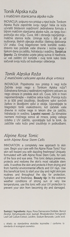 PRZECENA! Tonik z komórkami macierzystymi róży alpejskiej - Nikel Alpine Rose Tonic * — Zdjęcie N3