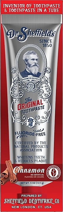 Pasta do zębów z cynamonem - Dr. Sheffield's The Original Toothpaste — Zdjęcie N2