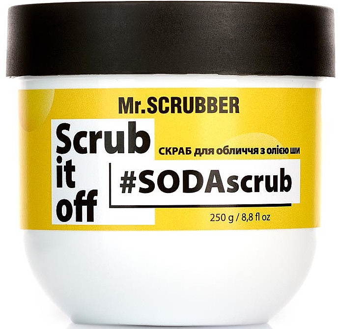 Peeling do twarzy z masłem shea - Mr.Scrubber Scrub It Off SodAscrub