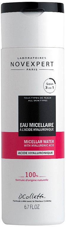 Woda micelarna z kwasem hialuronowym - Novexpert Hyaluronic Acid Micellar Water