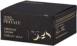 Wosk do włosów - Dennis Knudsen Private 528 Creative Caviar Cream Wax — Zdjęcie N2