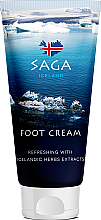 Kup Odżwieżający krem do stóp z ekstraktem z islandzkich ziół - Saga Iceland Foot Cream Refreshing With Icelandic Herbs Extracts