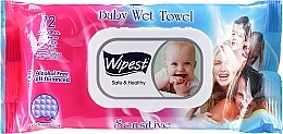 Kup Chusteczki dla niemowląt Sensitive, 72 szt. - Wipest Safe & Healthy Wet Towel