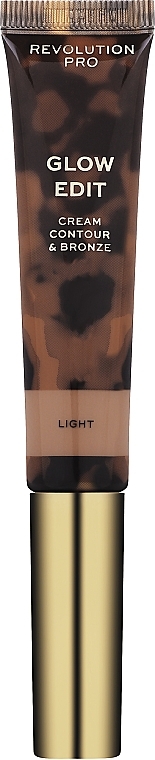 Kremowy korektor brązujący - Revolution Pro Glow Edit Cream Contour & Bronze — Zdjęcie N1