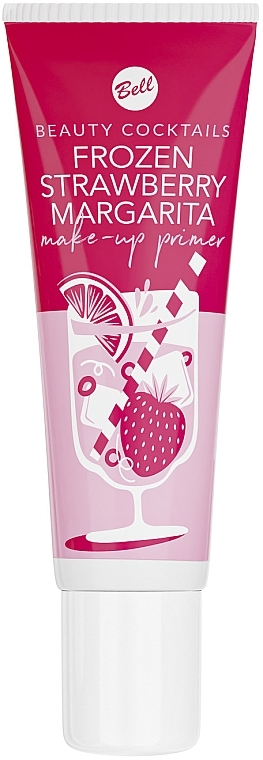 Chłodząca i rozświetlająca baza pod makijaż - Bell Beauty Coctails Frozen Strawberry Margarita Make-Up Primer — Zdjęcie N1