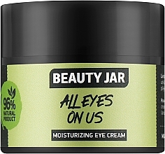 Kup Nawilżający krem pod oczy z kwasem hialuronowym, olejem z pestek winogron i ekstraktem z wąkroty azjatyckiej - Beauty Jar All Eyes On Us Moisturizing Eye Cream 