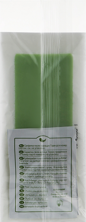 Plastry z woskiem do depilacji ciała z olejem z nasion konopi i ekstraktem z kaktusa - Hemp Epil Body Wax Strips — Zdjęcie N2