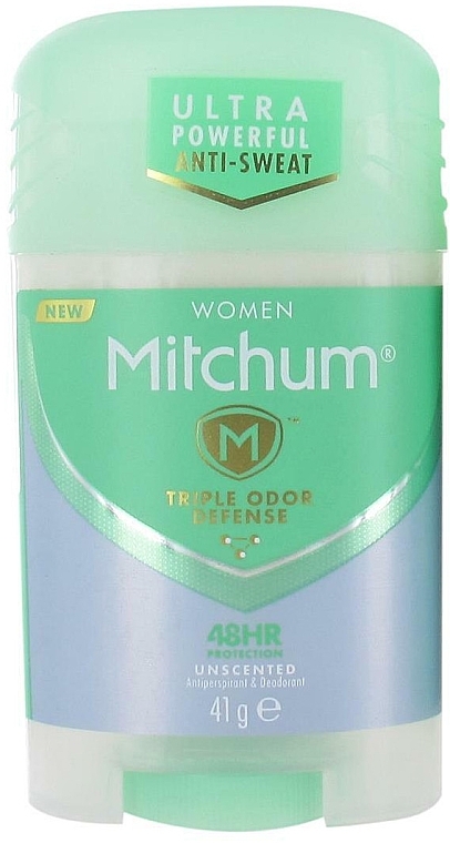 Dezodorant w sztyfcie dla kobiet Bezzapachowy - Mitchum Unscented 48Hr Protection Antiperspirant Deodorant Stick — Zdjęcie N1