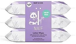 Nawilżane chusteczki do skóry wrażliwej - Naif Lotion Wipes — Zdjęcie N1