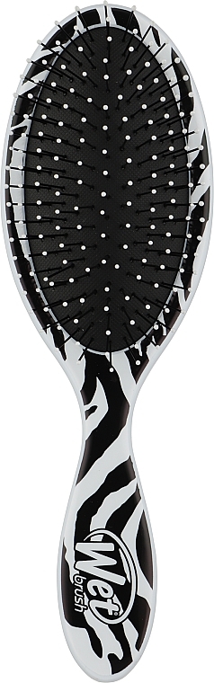 Szczotka do włosów, BWR830SAFZE, biało-czarna - Wet Brush Original Detangler Zebra — Zdjęcie N1