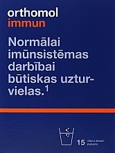 Kup Kompleks witaminowy do profilaktyki i wzmocnienia układu odpornościowego, proszek - Orthomol Immun
