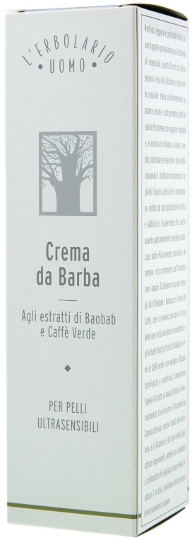 Krem do golenia Baobab - L'Erbolario Uomo Baobab Crema da Barba — Zdjęcie N4