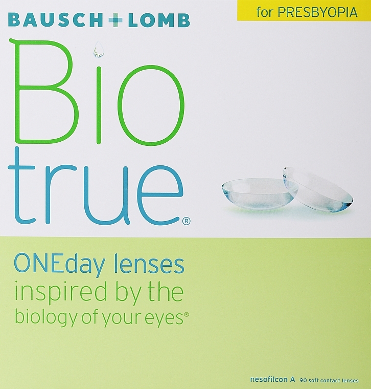 Soczewki jednodniowe, 90 szt. - Bausch & Lomb Biotrue® ONEday for Presbyopia Low  — Zdjęcie N1