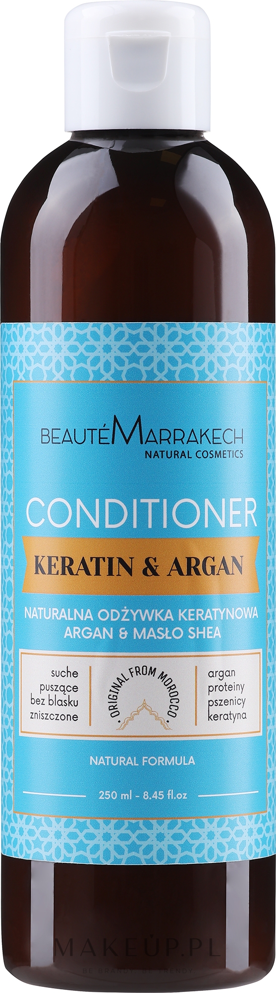 Keratynowa odżywka do włosów - Beaute Marrakech Keratin Conditioner — Zdjęcie 250 ml