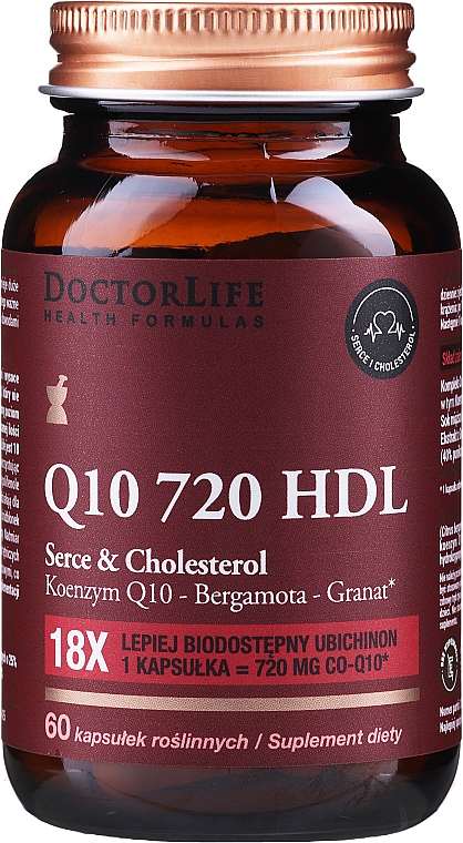 Suplement diety Co-Q10 720 - Doctor Life Co-Q10 720 — Zdjęcie N1