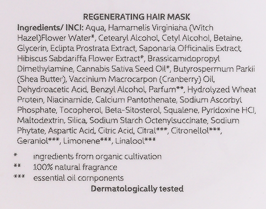 Maska do włosów Regeneracja - Naturativ Regeneration Mask — Zdjęcie N2
