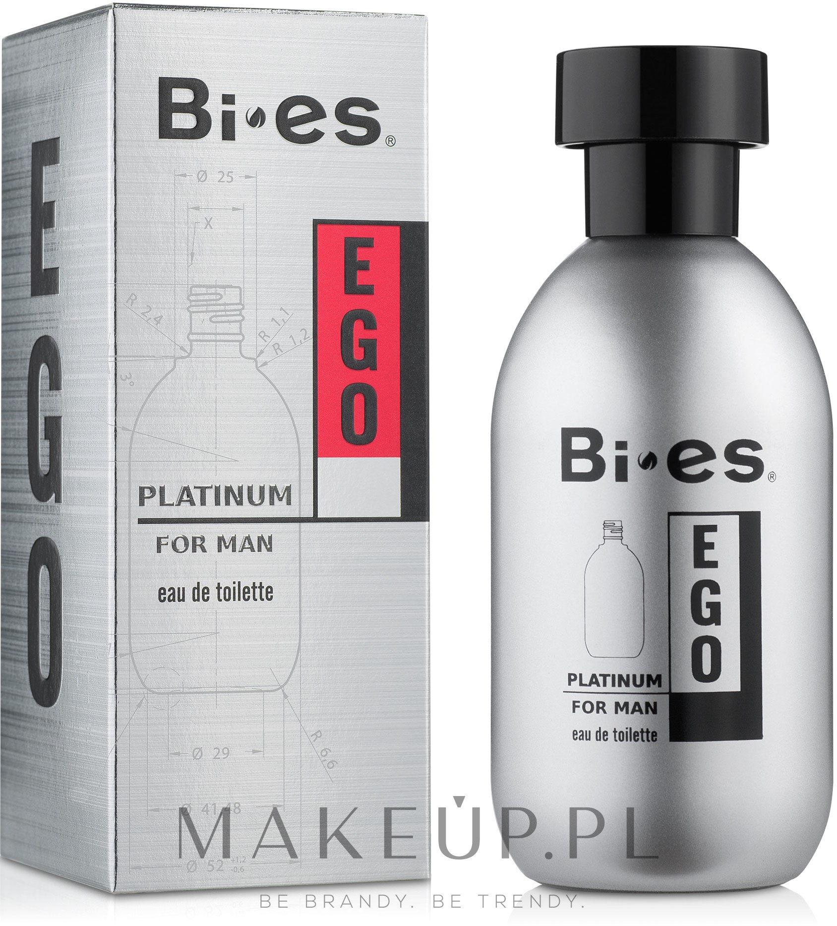Bi-es Ego Platinum - Woda toaletowa — Zdjęcie 100 ml