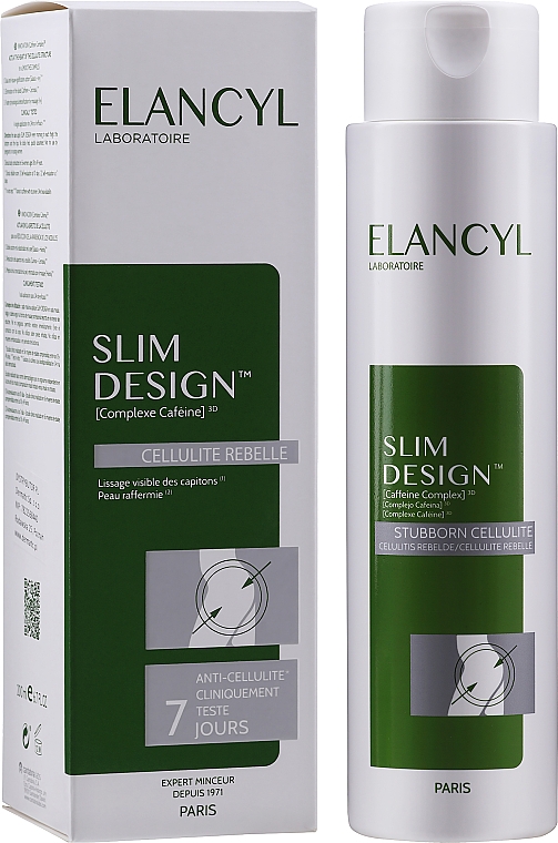 Przeciwcellulitowy koncentrat z kofeiną i kompleksem 3D - Elancyl Slim Design Soin Anti-Cellulite — Zdjęcie N2