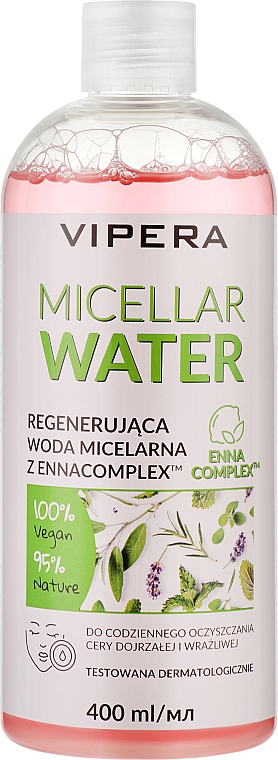 Regenerująca woda micelarna do twarzy z ennacomplex - Vipera Ennacomplex Regenerating Micellar Water — Zdjęcie N1