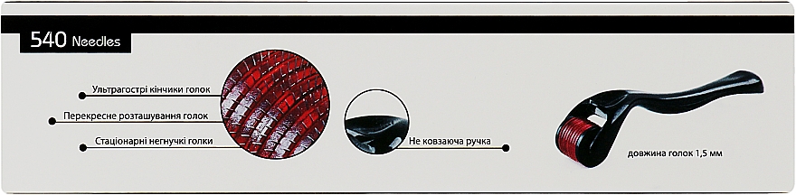 Mezoroller i dermaroller do włosów i brody - MinoX — Zdjęcie N3