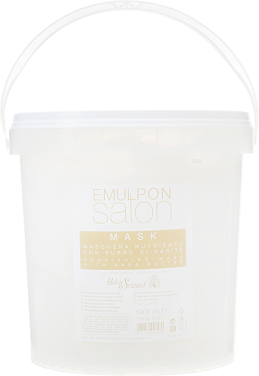Odżywcza maska ​​do włosów suchych z masłem shea - Helen Seward Emulpon Salon Nourishing Mask — Zdjęcie N1